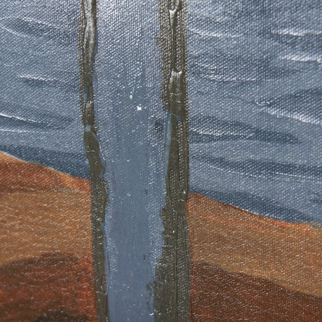 Gray Day by Mercana Studio a Hand Embellished Textured Framed Canvas by Mercana at Eve Furniture