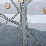 Gray Day by Mercana Studio a Hand Embellished Textured Framed Canvas by Mercana at Eve Furniture