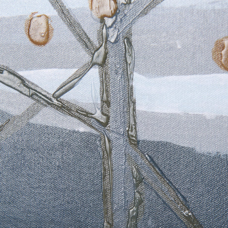 Gray Day by Mercana Studio a Hand Embellished Textured Framed Canvas by Mercana at Eve Furniture