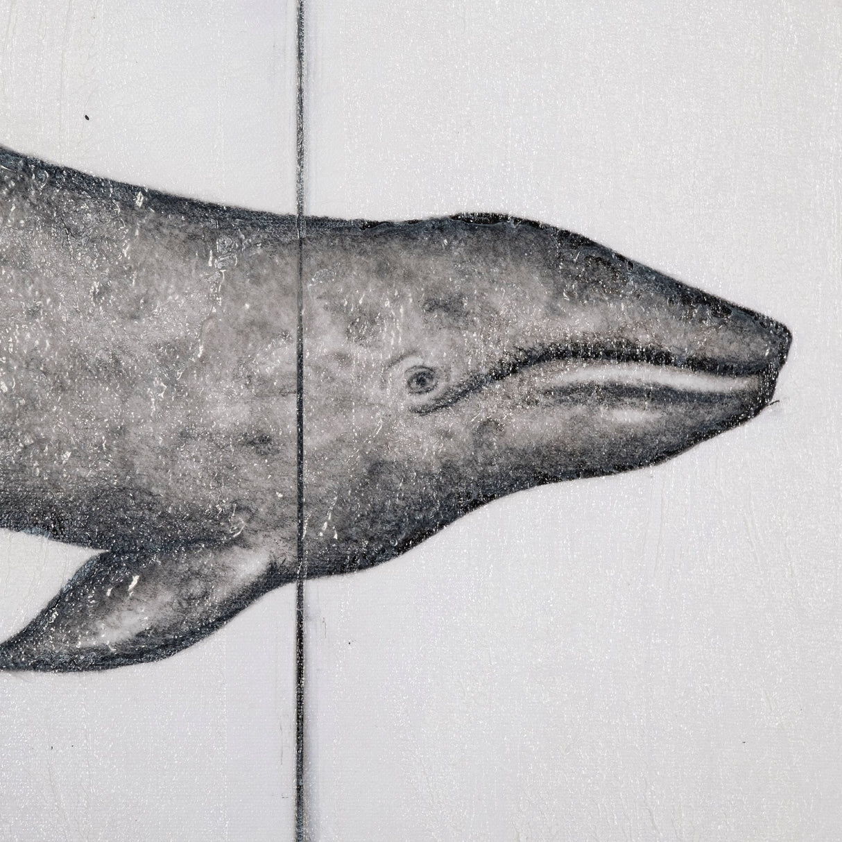 Gray Whale by Mercana Studio a Hand Embellished Textured Canvas by Mercana at Eve Furniture