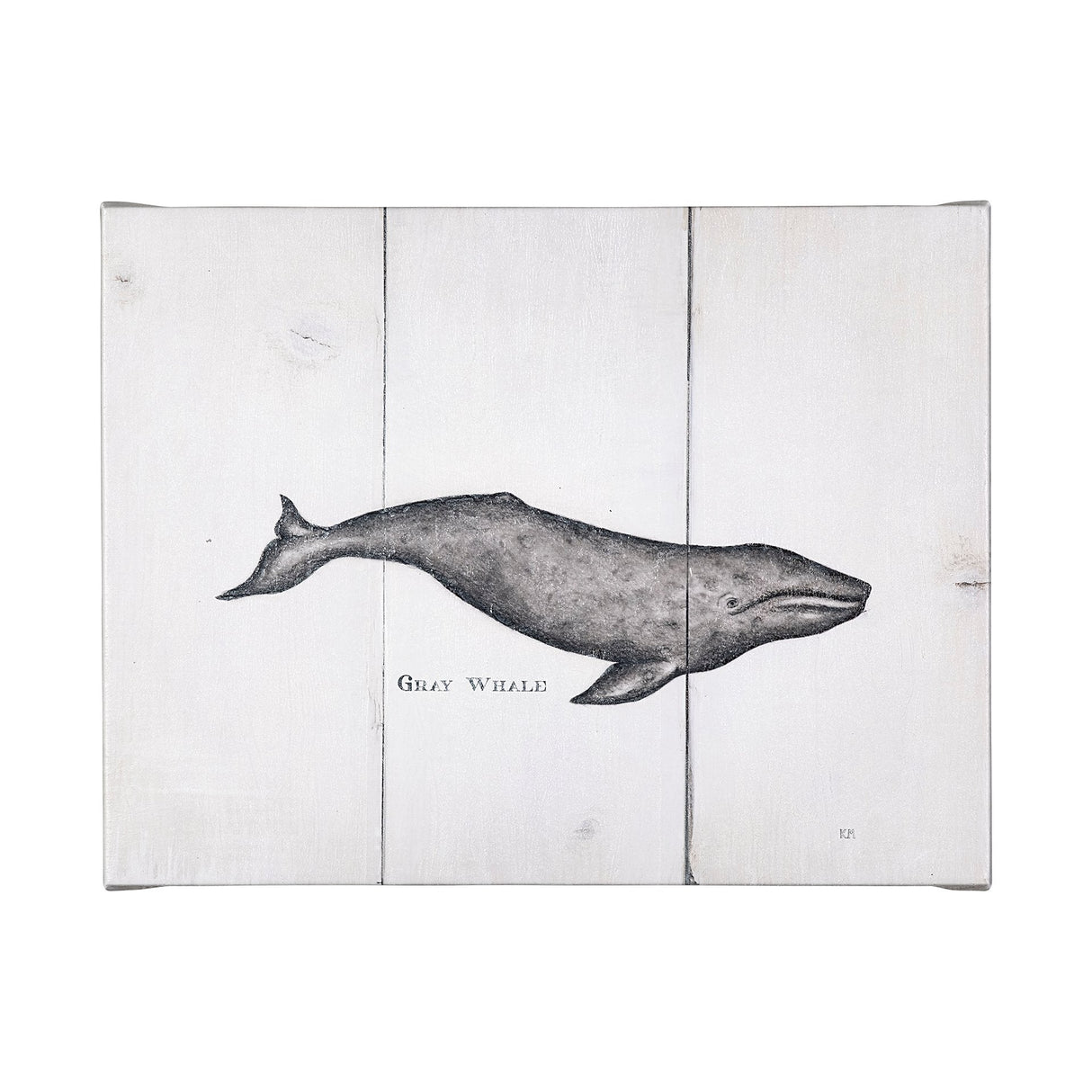 Gray Whale by Mercana Studio a Hand Embellished Textured Canvas by Mercana at Eve Furniture