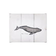 Gray Whale by Mercana Studio a Hand Embellished Textured Canvas by Mercana at Eve Furniture