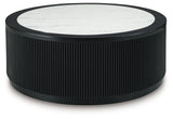 Grayman Black Coffee Table by Ashley at Eve Furniture