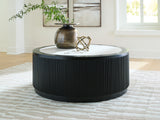 Grayman Black Coffee Table by Ashley at Eve Furniture