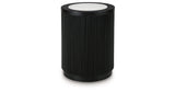 Grayman Black End Table by Ashley at Eve Furniture