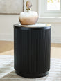 Grayman Black End Table by Ashley at Eve Furniture