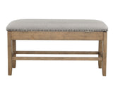 Grayson 24″ Counter Storage Bench w/Nailhead Trim by Steve Silver at Eve Furniture