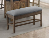 Grayson 24″ Counter Storage Bench w/Nailhead Trim by Steve Silver at Eve Furniture
