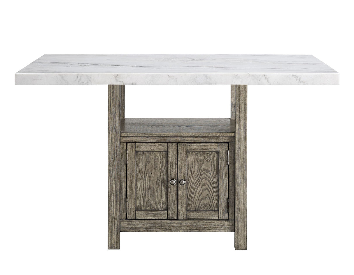 Grayson Driftwood/Gray Counter Height Dining Set by Steve Silver at Eve Furniture