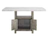 Grayson Driftwood/Gray Counter Height Dining Set by Steve Silver at Eve Furniture