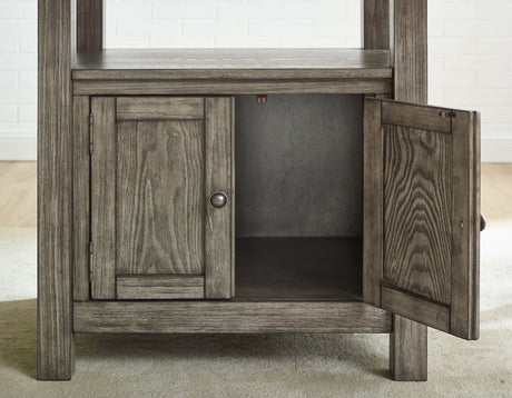 Grayson Driftwood/Gray Counter Height Dining Set by Steve Silver at Eve Furniture