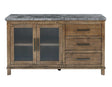 Grayson Gray Marble Top Server by Steve Silver at Eve Furniture