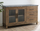 Grayson Gray Marble Top Server by Steve Silver at Eve Furniture