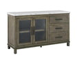 Grayson Server, White Marble Top by Steve Silver at Eve Furniture