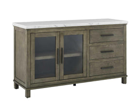 Grayson Server, White Marble Top by Steve Silver at Eve Furniture