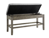 Grayson Storage Counter Bench by Steve Silver at Eve Furniture