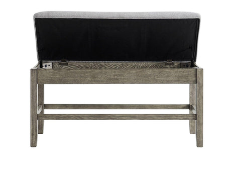 Grayson Storage Counter Bench by Steve Silver at Eve Furniture