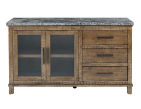 Grayson Gray Marble Top Server by Steve Silver at Eve Furniture