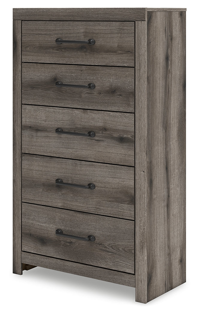Graystorm Brown Gray Chest of Drawers by Ashley at Eve Furniture