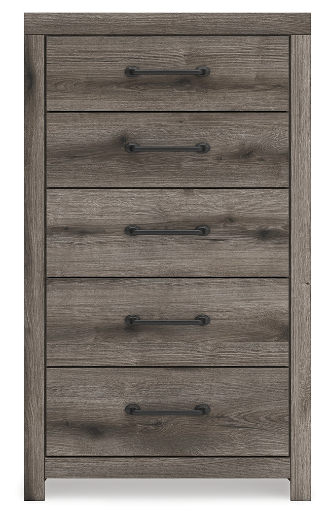 Graystorm Brown Gray Chest of Drawers by Ashley at Eve Furniture
