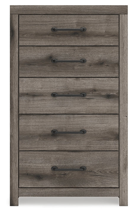 Graystorm Brown Gray Chest of Drawers by Ashley at Eve Furniture