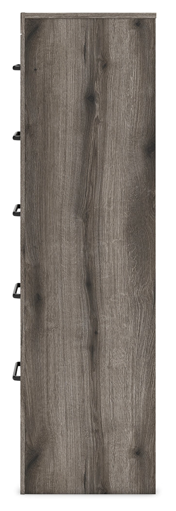 Graystorm Brown Gray Chest of Drawers by Ashley at Eve Furniture