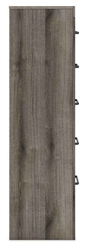 Graystorm Brown Gray Chest of Drawers by Ashley at Eve Furniture