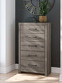 Graystorm Brown Gray Chest of Drawers by Ashley at Eve Furniture