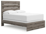 Graystorm Brown Gray Full Panel Bed by Ashley at Eve Furniture
