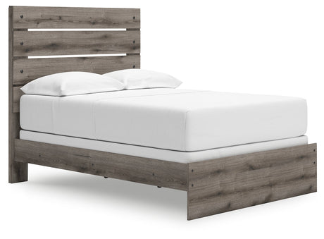Graystorm Brown Gray Full Panel Bed by Ashley at Eve Furniture