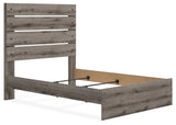 Graystorm Brown Gray Full Panel Bed by Ashley at Eve Furniture