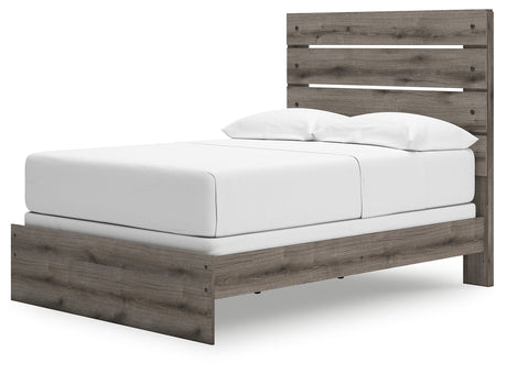 Graystorm Brown Gray Full Panel Bed by Ashley at Eve Furniture
