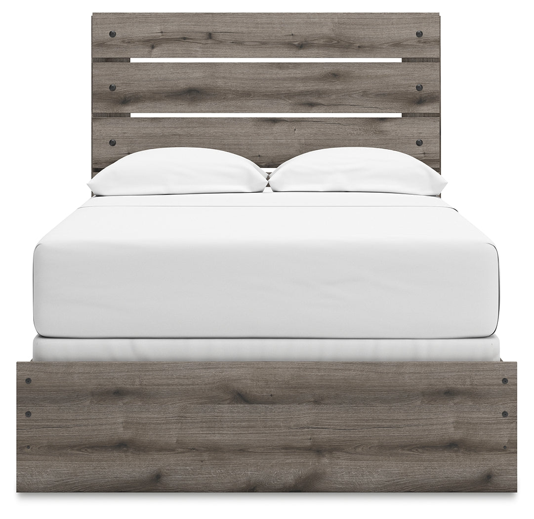 Graystorm Brown Gray Full Panel Bed by Ashley at Eve Furniture