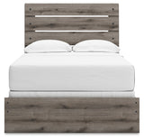 Graystorm Brown Gray Full Panel Bed by Ashley at Eve Furniture