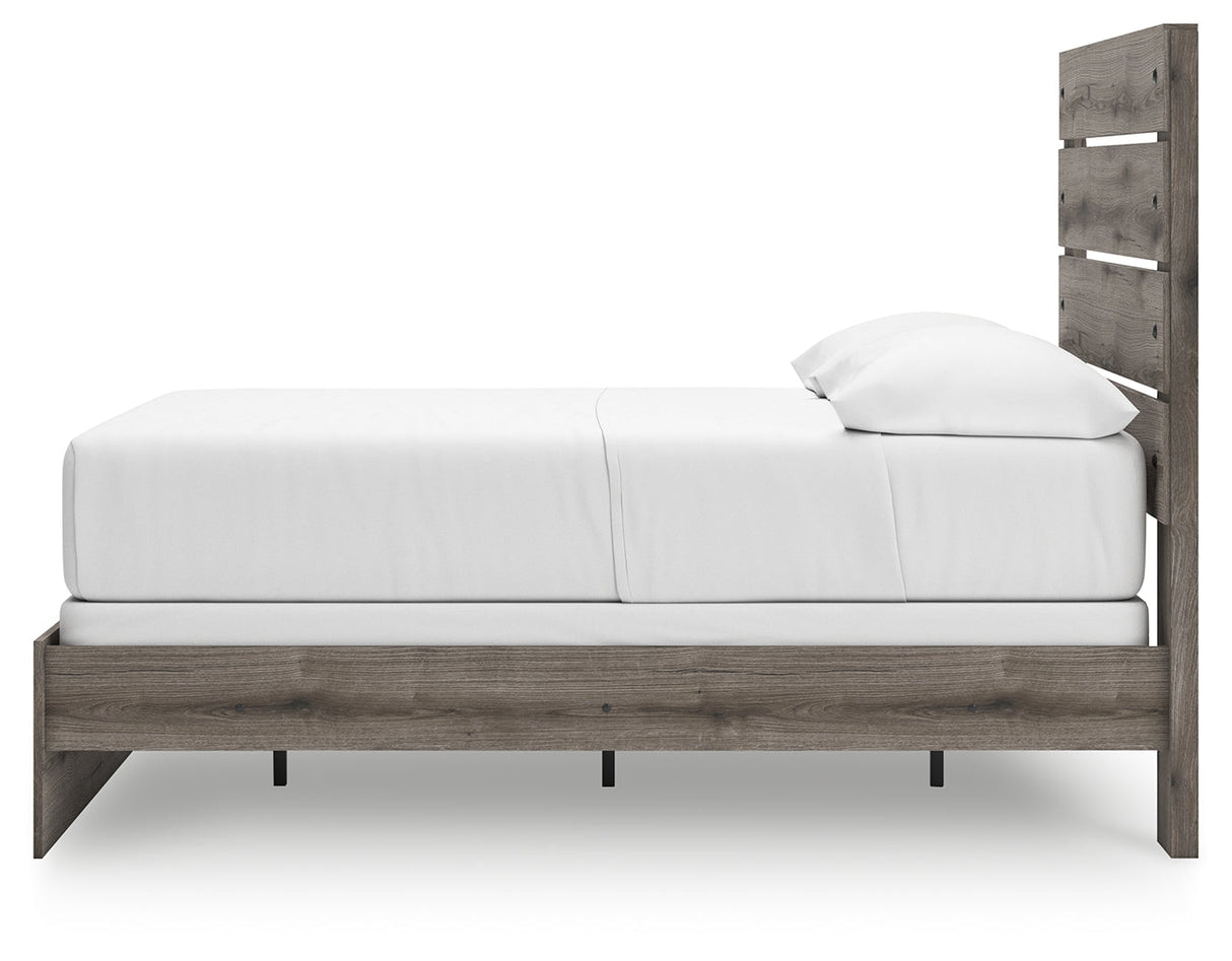 Graystorm Brown Gray Full Panel Bed by Ashley at Eve Furniture