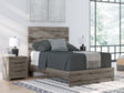 Graystorm Brown Gray Full Panel Bed by Ashley at Eve Furniture