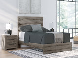 Graystorm Brown Gray Full Panel Bed by Ashley at Eve Furniture