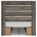 Graystorm Brown Gray Full Storage Platform Bed with 4 Drawers by Ashley at Eve Furniture