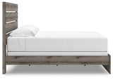 Graystorm Brown Gray King Panel Bed by Ashley at Eve Furniture