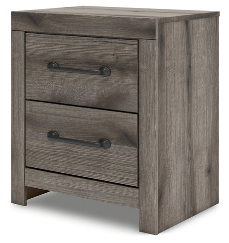 Graystorm Brown Gray Nightstand by Ashley at Eve Furniture