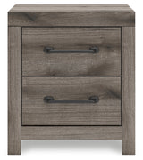 Graystorm Brown Gray Nightstand by Ashley at Eve Furniture