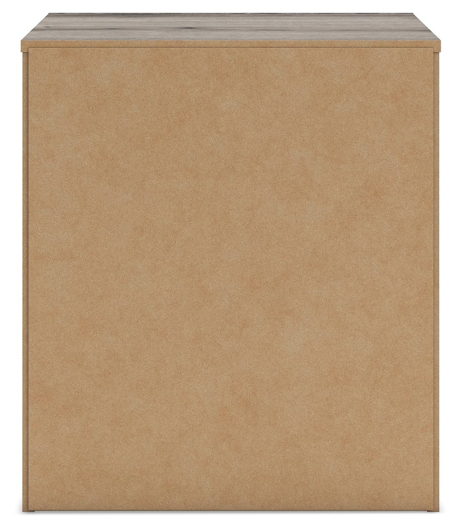 Graystorm Brown Gray Nightstand by Ashley at Eve Furniture