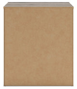 Graystorm Brown Gray Nightstand by Ashley at Eve Furniture