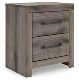 Graystorm Brown Gray Nightstand by Ashley at Eve Furniture