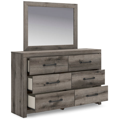 Graystorm Brown Gray Panel Bedroom Set by Ashley at Eve Furniture