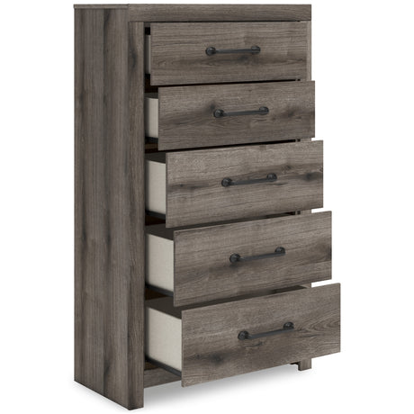 Graystorm Brown Gray Panel Bedroom Set by Ashley at Eve Furniture