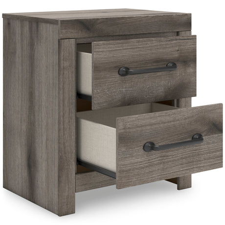 Graystorm Brown Gray Panel Bedroom Set by Ashley at Eve Furniture