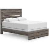 Graystorm Brown Gray Panel Storage Bedroom Set with 2 One-Side Drawers by Ashley at Eve Furniture