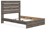 Graystorm Brown Gray Queen Panel Bed by Ashley at Eve Furniture