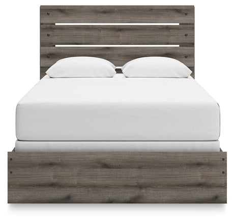 Graystorm Brown Gray Queen Panel Bed by Ashley at Eve Furniture